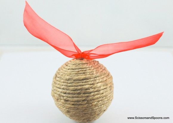Twine diy Christmas Ornament