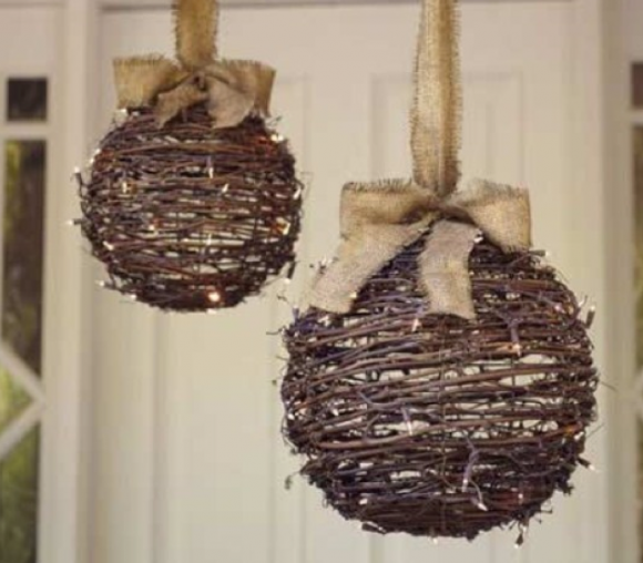 twig ball ornament
