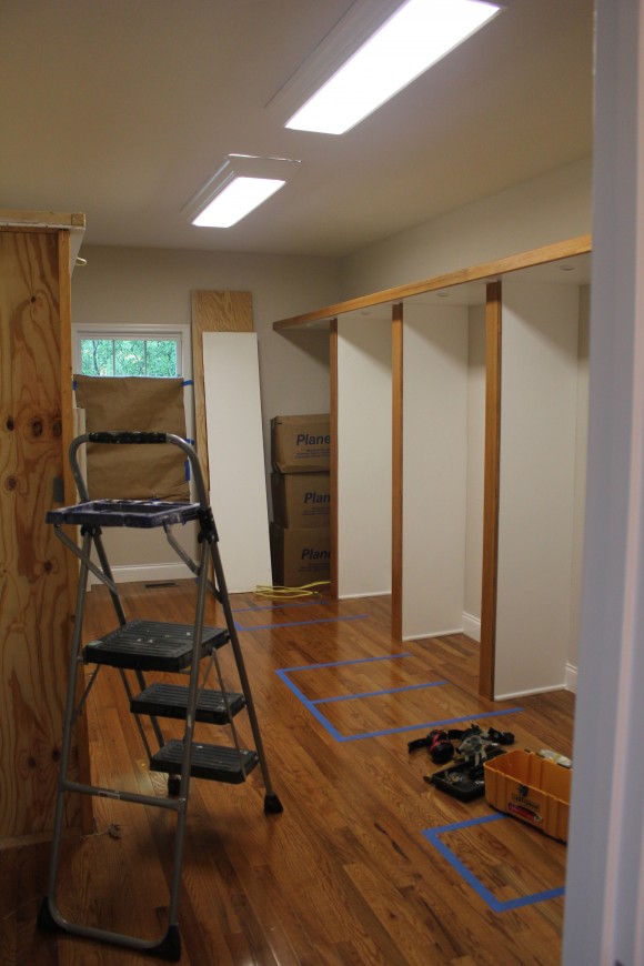 Starting the master closet remodel