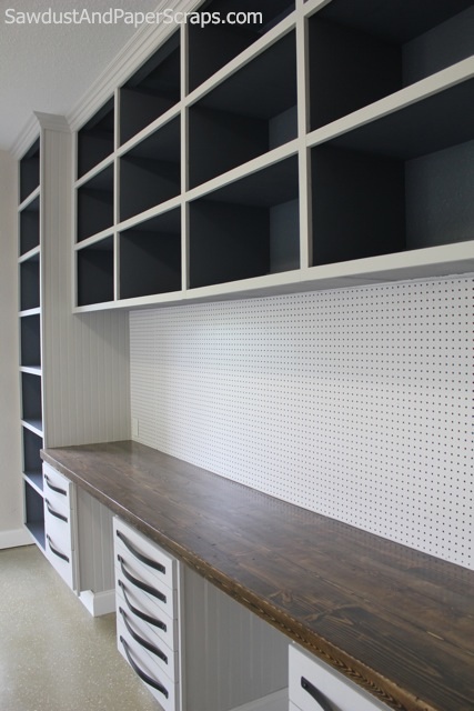 Garage Workshop Cabinets How to Build Built-In Workshop Cabinets in Garage