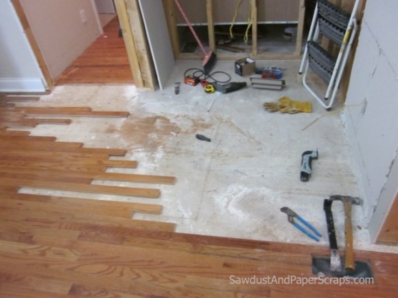 How to replace a section of hardwood floors