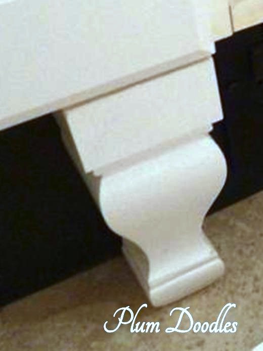 Bathroom Vanity with DIY Furniture Legs