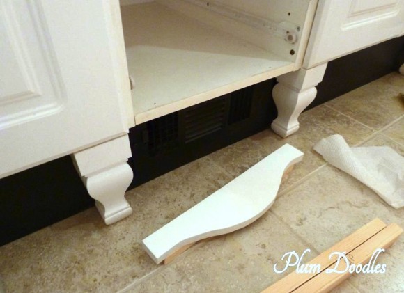 Make a Bathroom Vanity look like Furniture