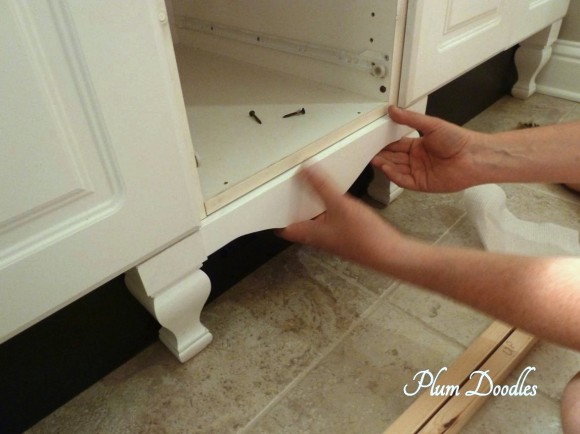 Make a Bathroom Vanity look like Furniture