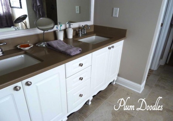 Make a Bathroom Vanity look like Furniture