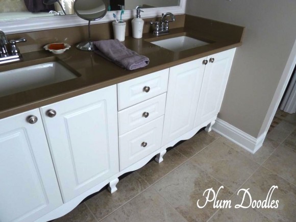 Make a Bathroom Vanity look like Furniture