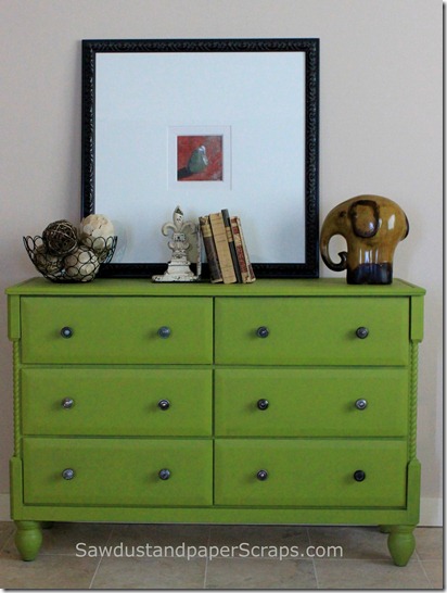 Dresser turned TV console