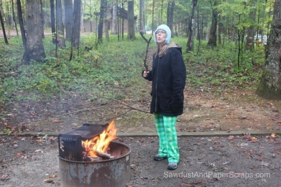 Camping in the Rain