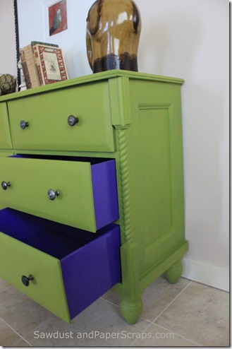 Dresser turned TV console