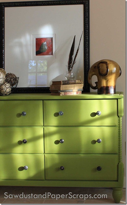 Dresser turned TV console