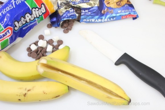 Easy banana boat recipe
