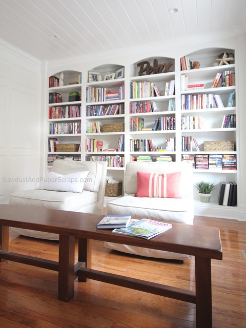 Library - SawdustGirl.com house tour