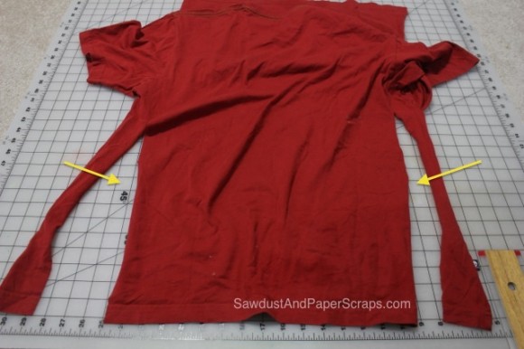 Tutorial de avental de camiseta sem costura