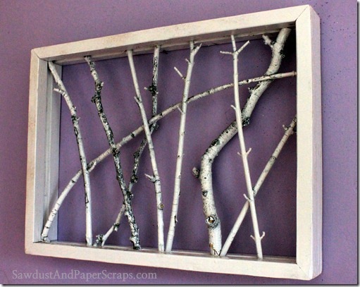 Twig jewelry holder